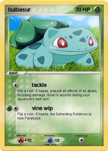 Pokemon bulbasur