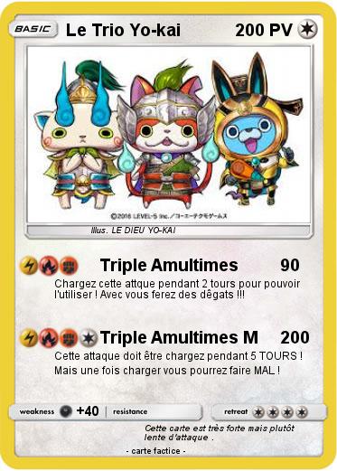 Pokemon Le Trio Yo-kai