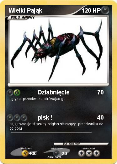 Pokemon Wielki Pająk