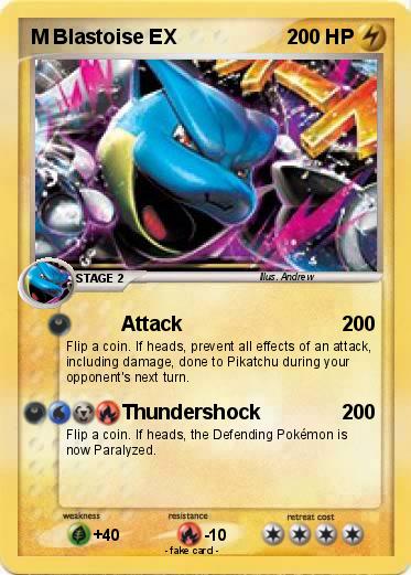 Pokemon M Blastoise EX