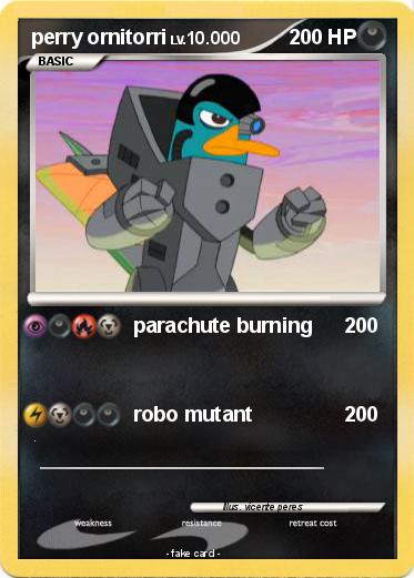 Pokemon perry ornitorri