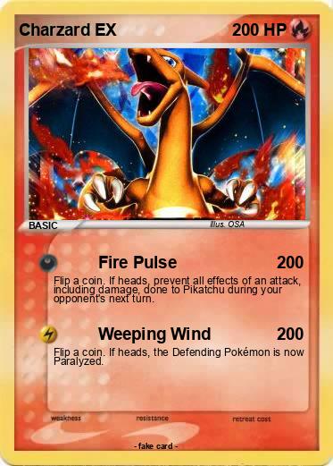 Pokemon Charzard EX