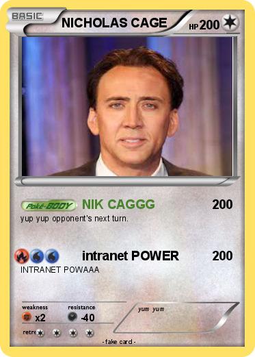 Pokemon NICHOLAS CAGE