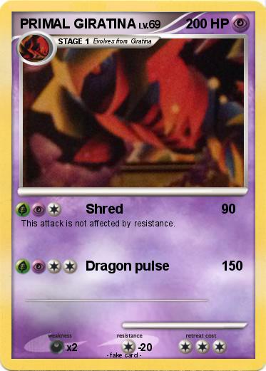 Pokemon PRIMAL GIRATINA