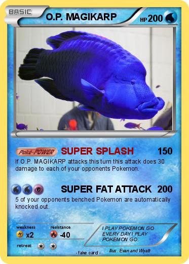 Pokemon O.P. MAGIKARP