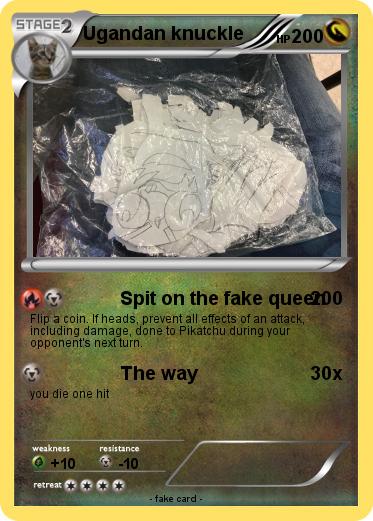 Pokemon Ugandan knuckle
