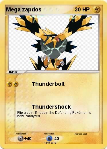 Pokemon Mega zapdos