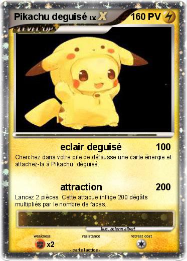 Pokemon Pikachu deguisé