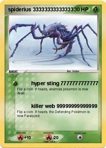 Pokemon spiderius 33333333333333