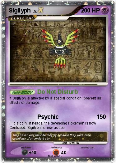 Pokemon Sigilyph