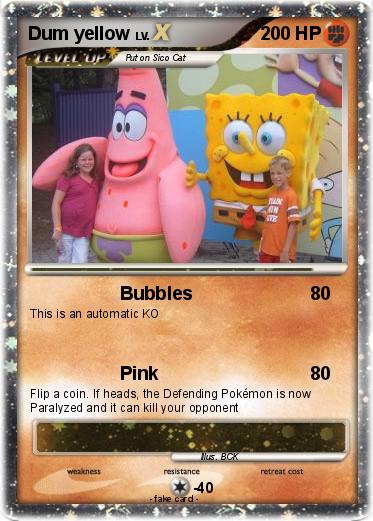 Pokemon Dum yellow