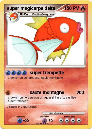 Pokemon super magicarpe delta