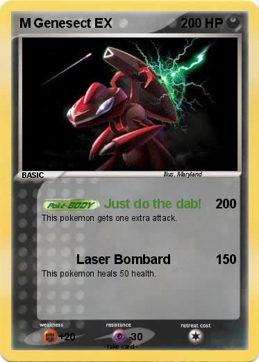 Pokemon M Genesect EX