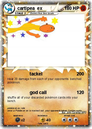 Pokemon cartipea  ex