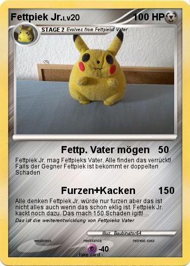 Pokemon Fettpiek Jr.