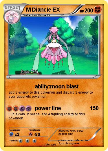 Pokemon M Diancie EX