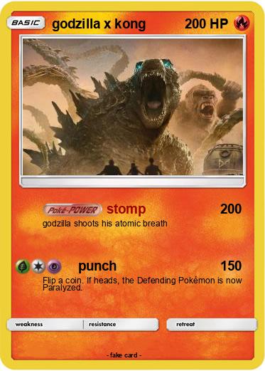Pokemon godzilla x kong