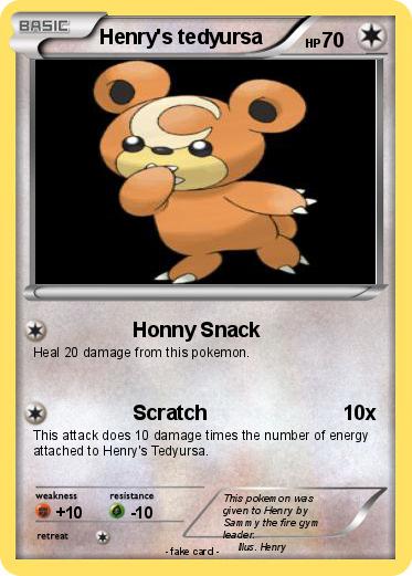 Pokemon Henry's tedyursa