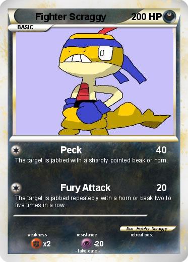 Pokemon Fighter Scraggy