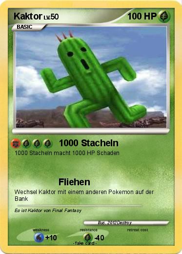 Pokemon Kaktor
