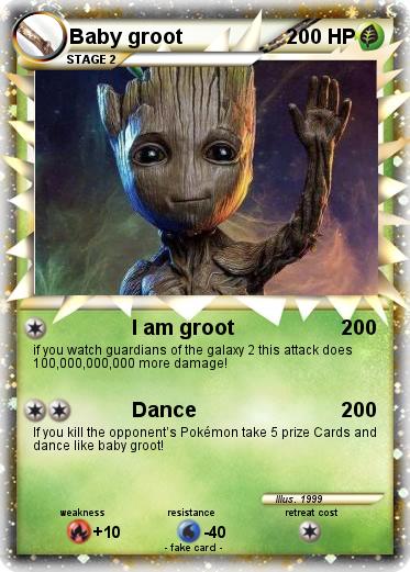 Pokemon Baby groot