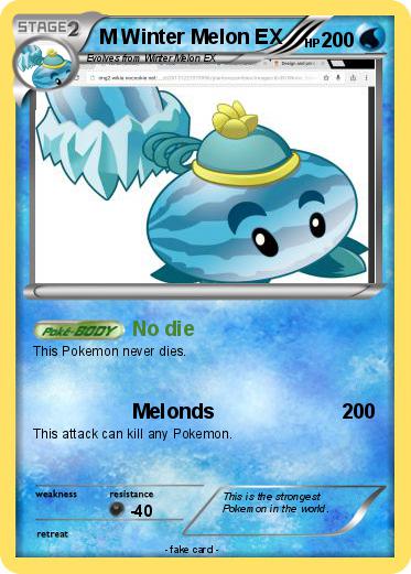 Pokemon M Winter Melon EX