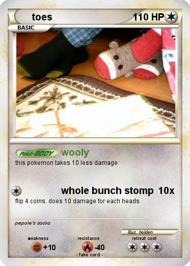 Pokemon toes