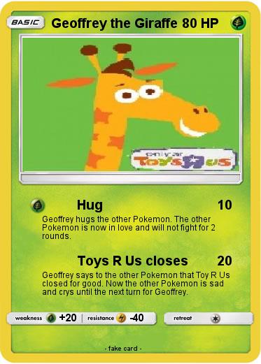 Pokemon Geoffrey the Giraffe