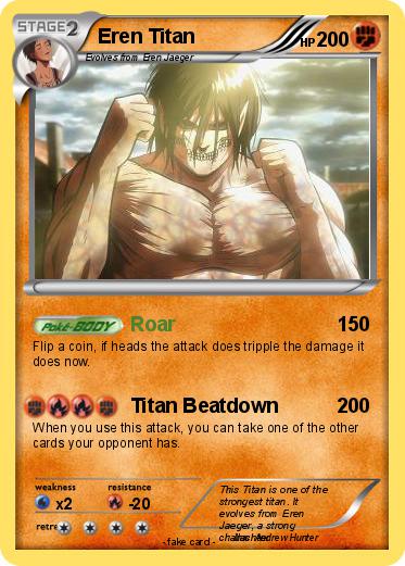 Pokemon Eren Titan