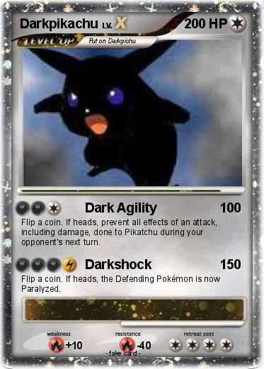 Pokemon Darkpikachu