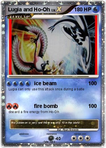 Pokemon Lugia and Ho-Oh