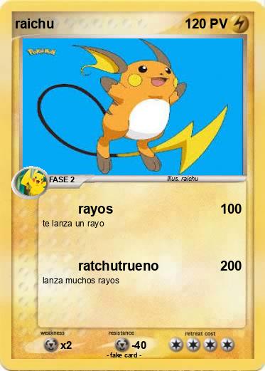 Pokemon raichu