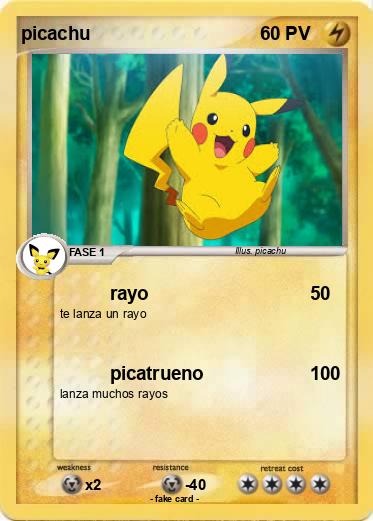 Pokemon picachu
