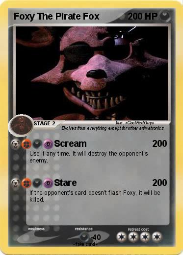 Pokemon Foxy The Pirate Fox