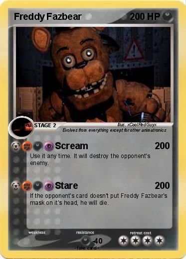 Pokemon Freddy Fazbear