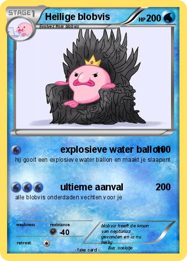 Pokemon Heilige blobvis