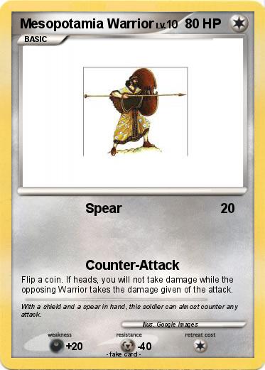 Pokemon Mesopotamia Warrior