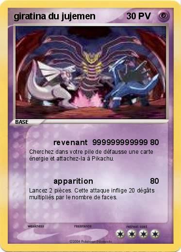 Pokemon giratina du jujemen