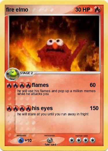 Pokemon fire elmo
