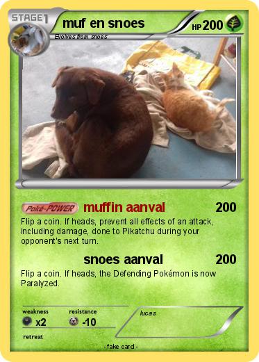 Pokemon muf en snoes
