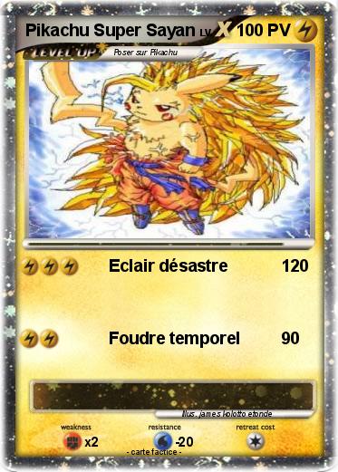 Pokemon Pikachu Super Sayan