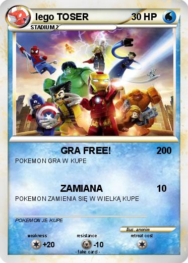 Pokemon lego TOSER