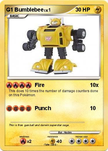 Pokemon G1 Bumblebee