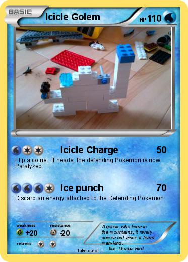 Pokemon Icicle Golem