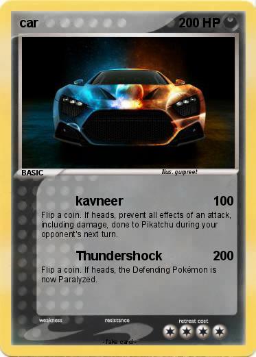 Pokemon car