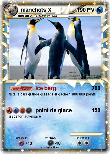 Pokemon manchots X