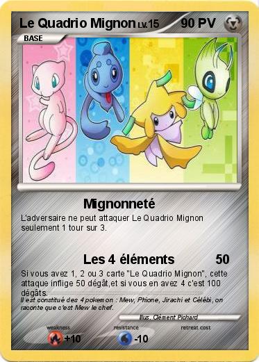 Pokemon Le Quadrio Mignon