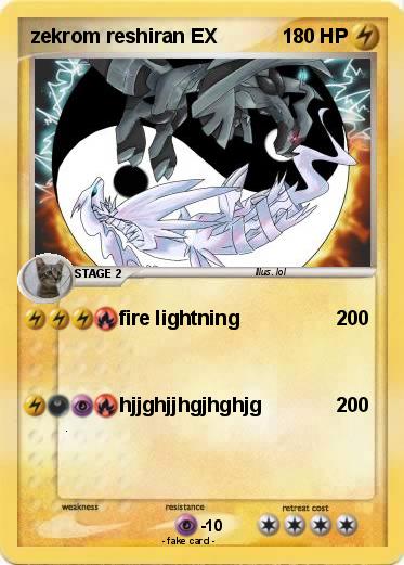 Pokemon zekrom reshiran EX