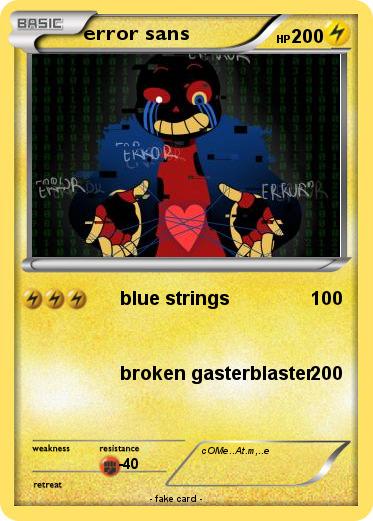 Pokemon error sans