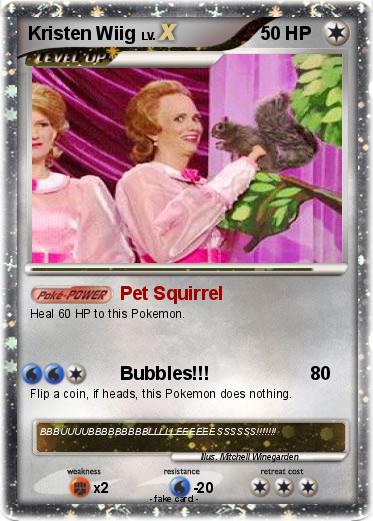 Pokemon Kristen Wiig